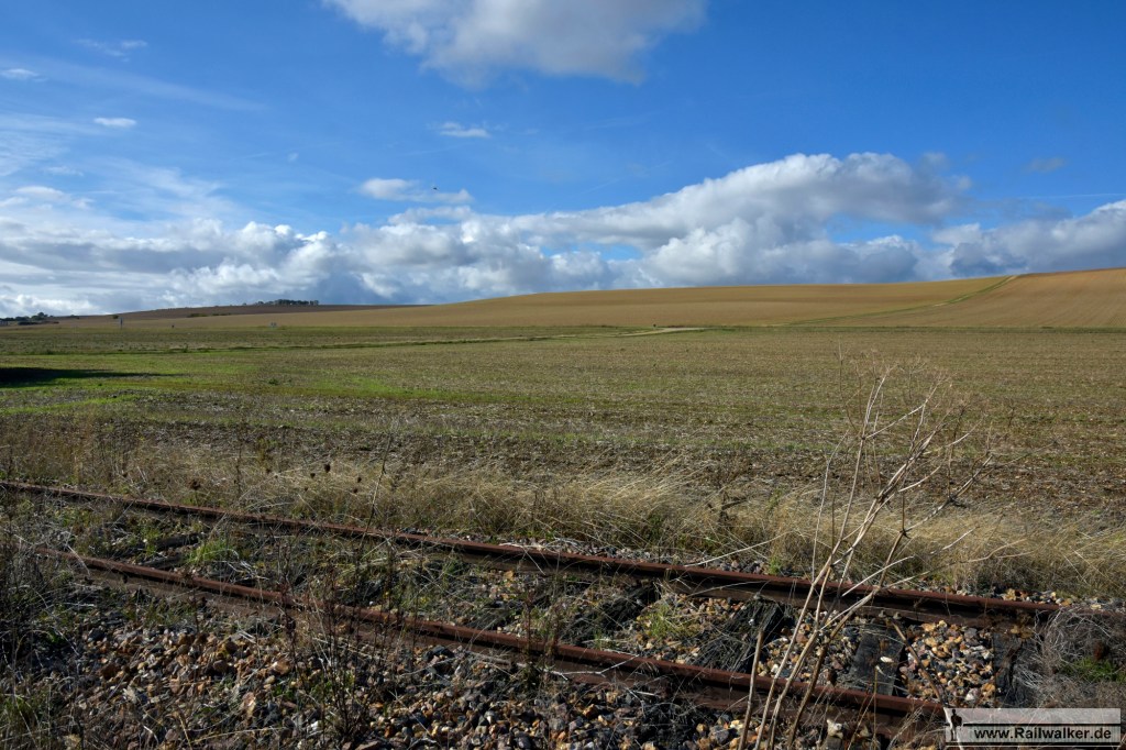 Landschaftlich gibt die Strecke nicht sehr viel her.