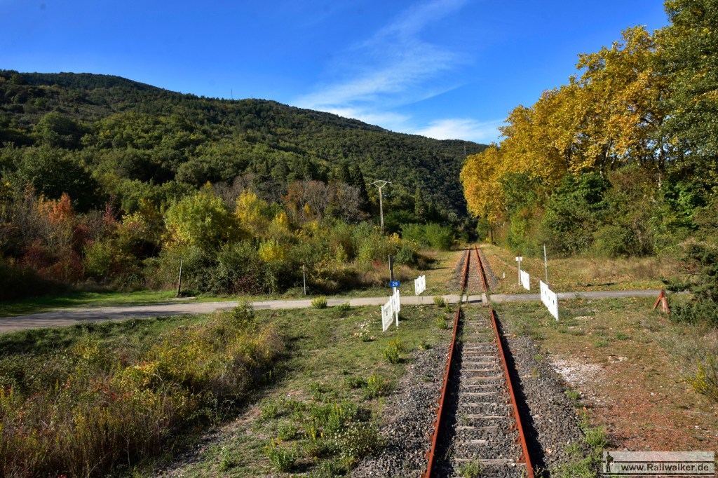 Im Bahnhof Alet-les-Bains.