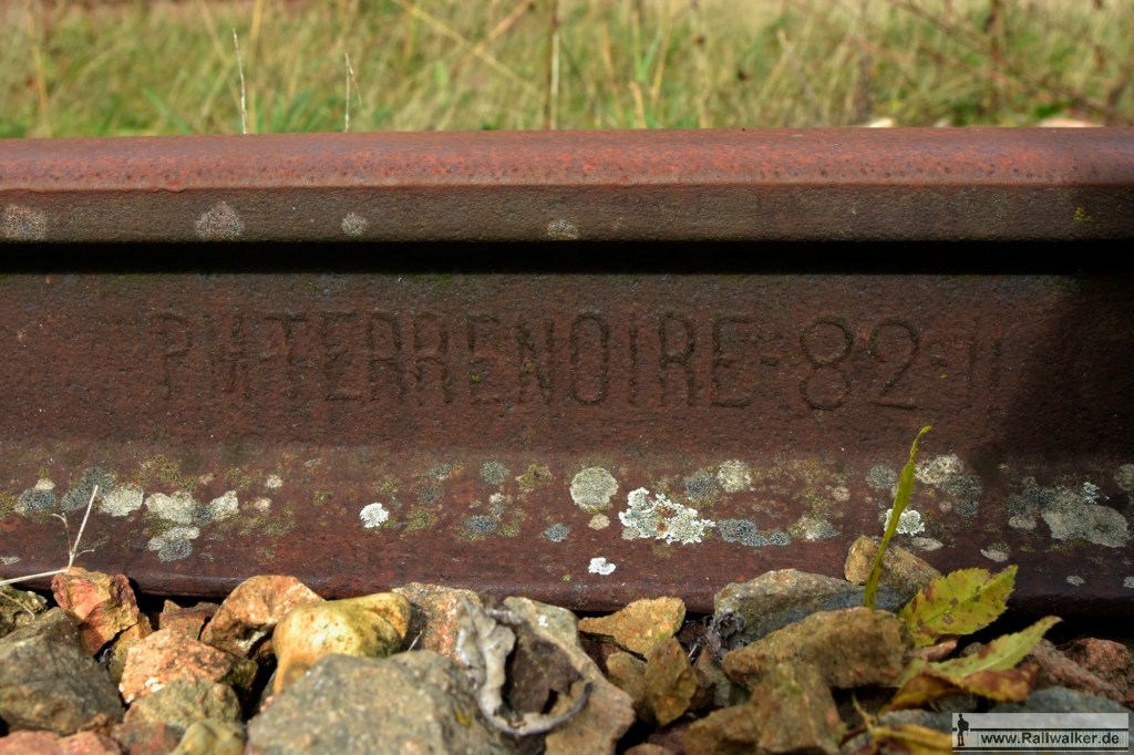 Schiene aus Terrenoire, ebenfalls aus dem Jahr 1882.