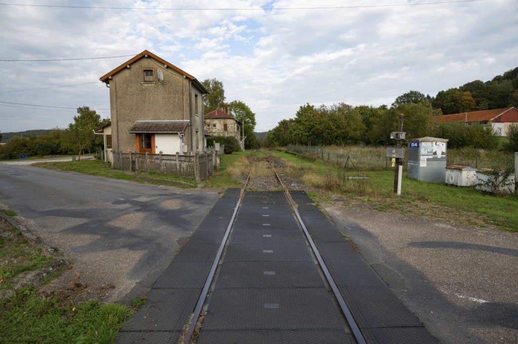 Der Bahnhof ehemalige von Les Islettes.